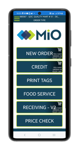 MiO-homescreen